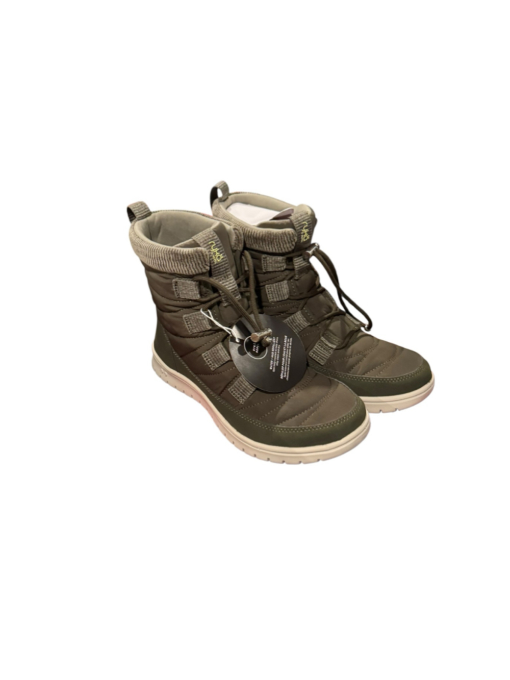 Women's Ryka Sienna Winter Boots Size 6.5w Green Alpine